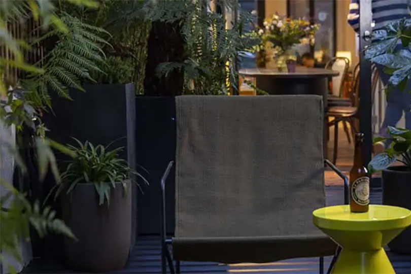 Aperçu de La Closerie, Cour-Jardin arborée de l'hôtel DADOU Paris 17