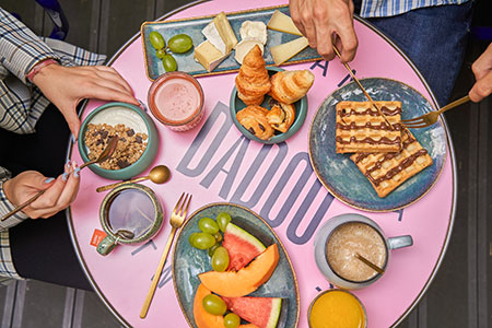 Détail du Petit-Déjeuner de l'hôtel DADOU Paris 17